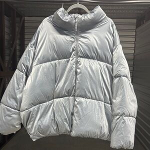Light Blue Women's Puffer Jacket